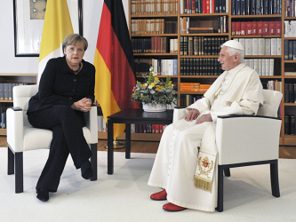 Angela Merkel / Papst Bededikt XVI